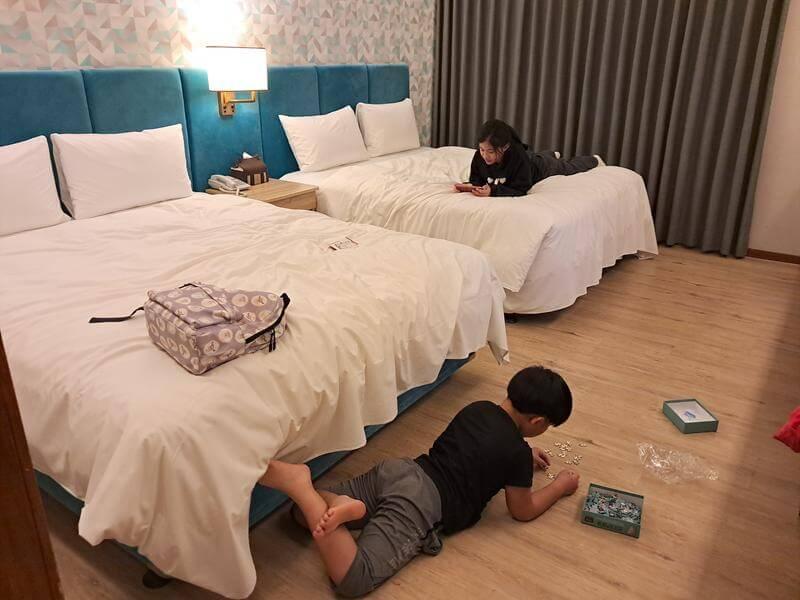 我們這次預訂的是家庭房