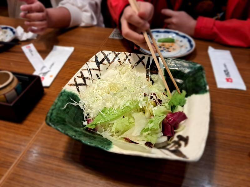 生菜是可以續盤的